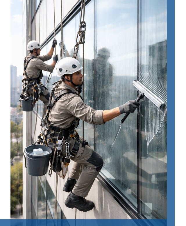 Мойка окон альпинистами в Славгороде от 4680 р. | ВЫСОТНИК-Слд