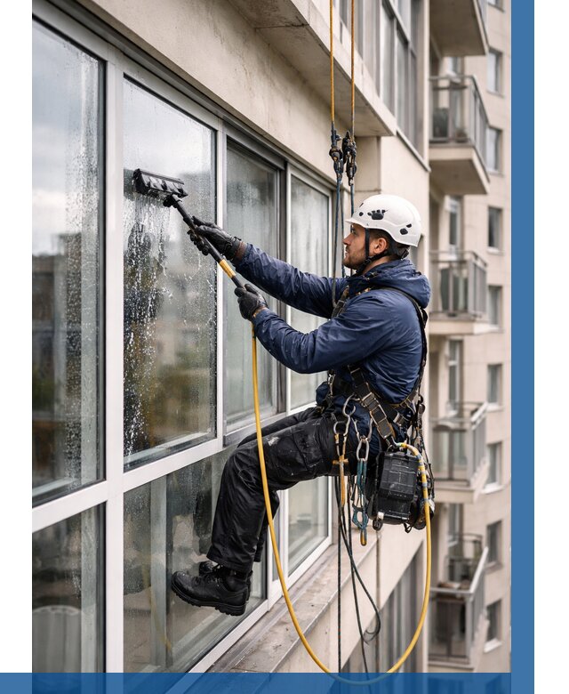 Мойка балконного остекления в Славгороде от 3640 р. | ВЫСОТНИК-Слд