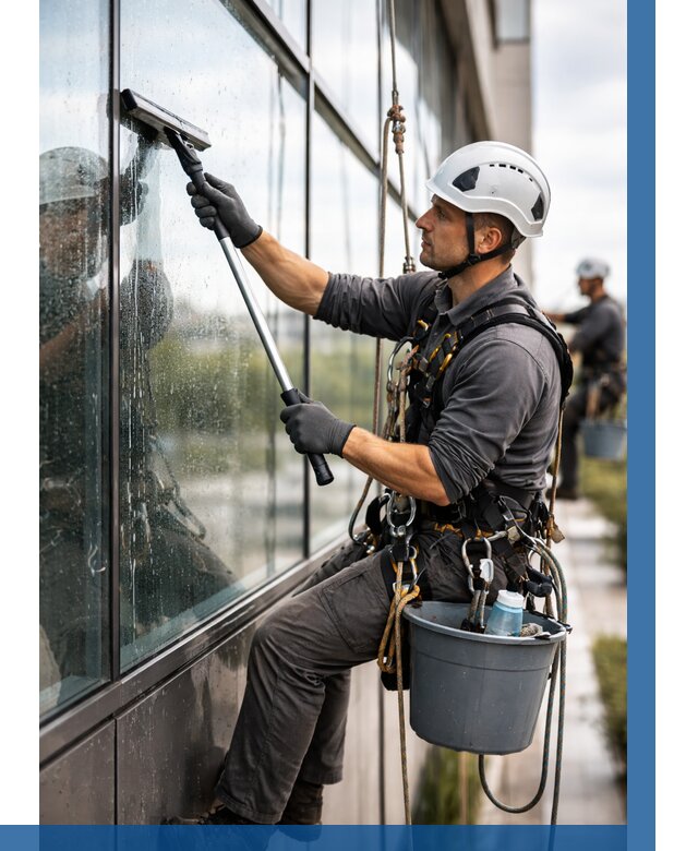 Мойка стеклянных фасадов в Славгороде от 208 р. | ВЫСОТНИК-Слд