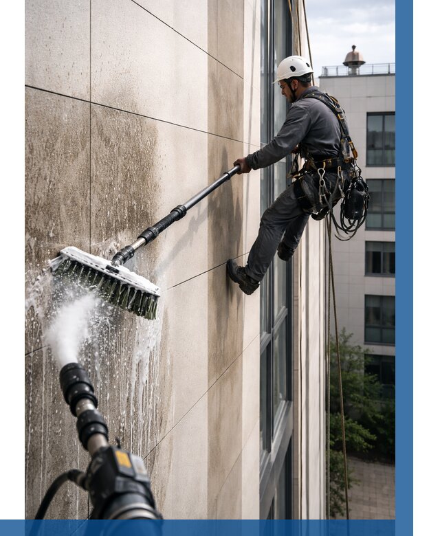 Мойка фасада из керамогранита в Славгороде от 312 р. | ВЫСОТНИК-Слд