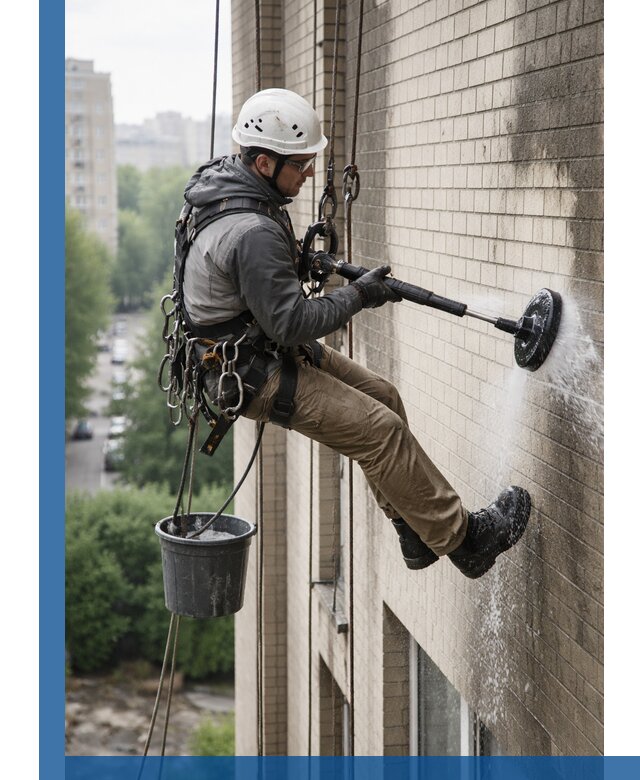 Очистка фасада от копоти в Славгороде профессионально и безопасно