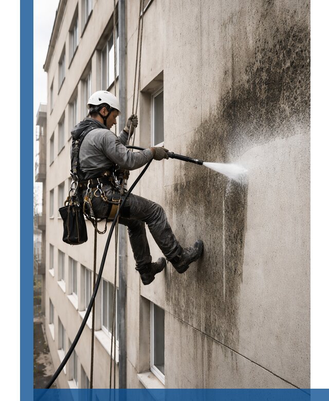 Профессиональная очистка фасадов от плесени в Славгороде