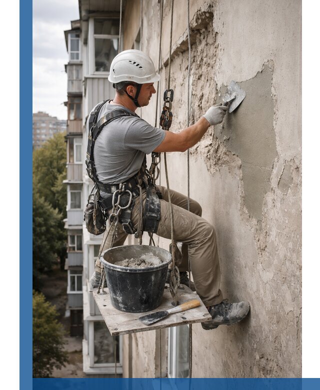 Восстановление фасадной штукатурки в Славгороде с гарантией качества