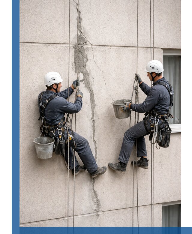 Заделка трещин на фасаде в Славгороде с гарантийным ремонтом