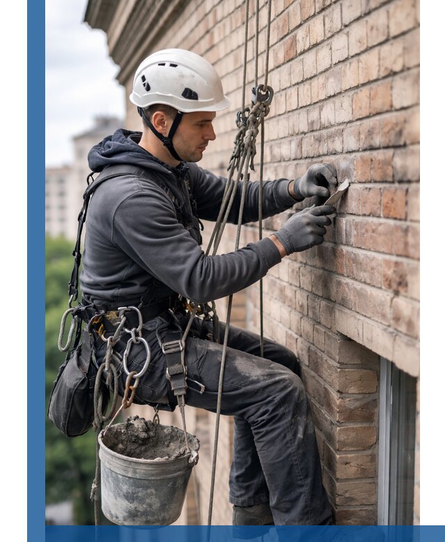 Качественный ремонт кирпичной кладки фасада в Славгороде с гарантией
