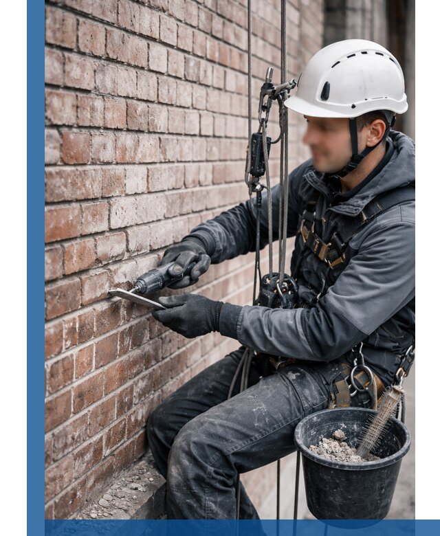 Расшивка кирпичных швов фасадов и стен, ремонт в Славгороде