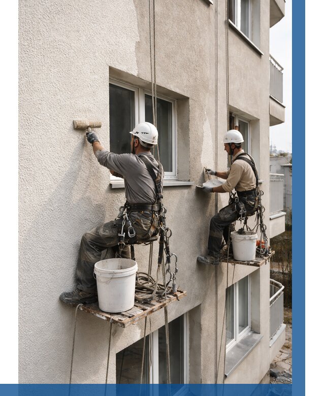 Нанесение короеда на фасад в Славгороде от 468 р. | ВЫСОТНИК-Слд