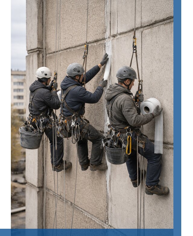 Ремонт межпанельных швов в Славгороде от 780 р. | ВЫСОТНИК-Слд