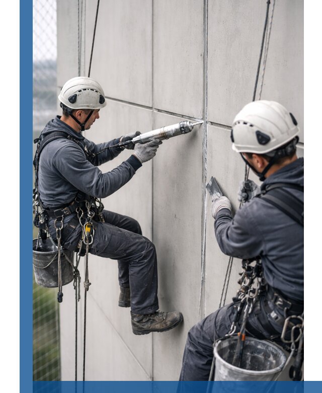 Первичная герметизация швов фасадов и кровель в Славгороде