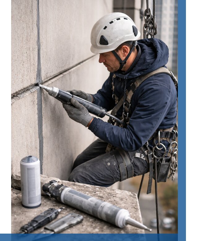 Вторичная герметизация швов в Славгороде от 468 р. | ВЫСОТНИК-Слд