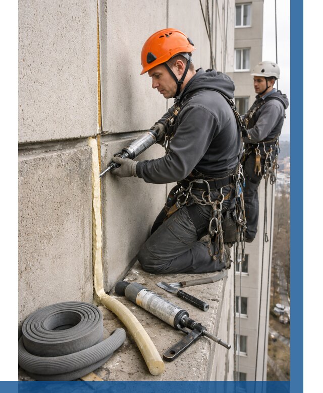 Теплый шов межпанельные швы в Славгороде от 728 р. | ВЫСОТНИК-Слд