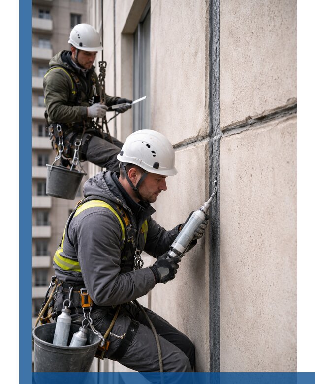 Герметизация деформационных швов фасада в Славгороде качественно