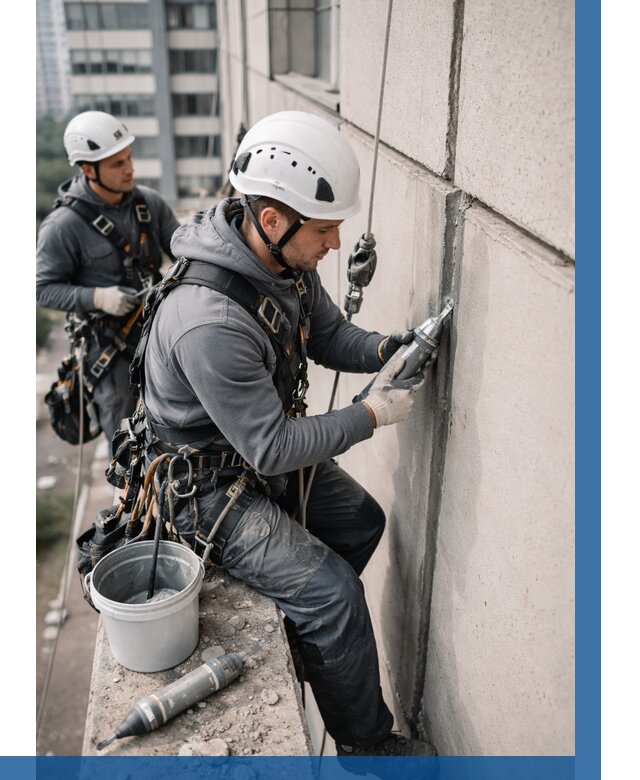 Ремонт деформационных швов здания в Славгороде от 1040 р. | ВЫСОТНИК-Слд