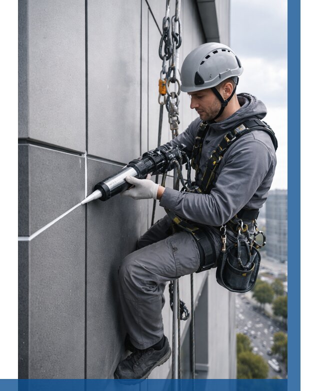 Герметизация стыков фасадных панелей в Славгороде от 6761 р.| ВЫСОТНИК-Слд