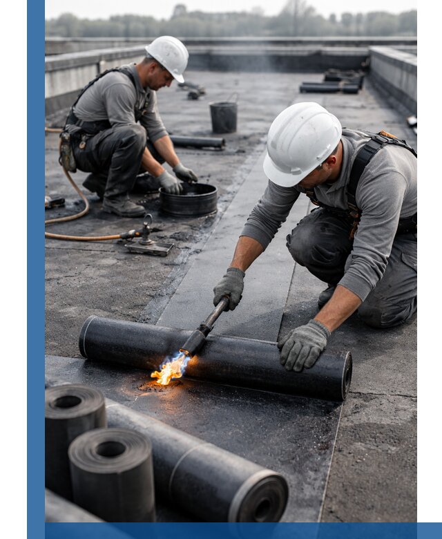 Ремонт рулонной кровли в Славгороде герметизация и восстановление