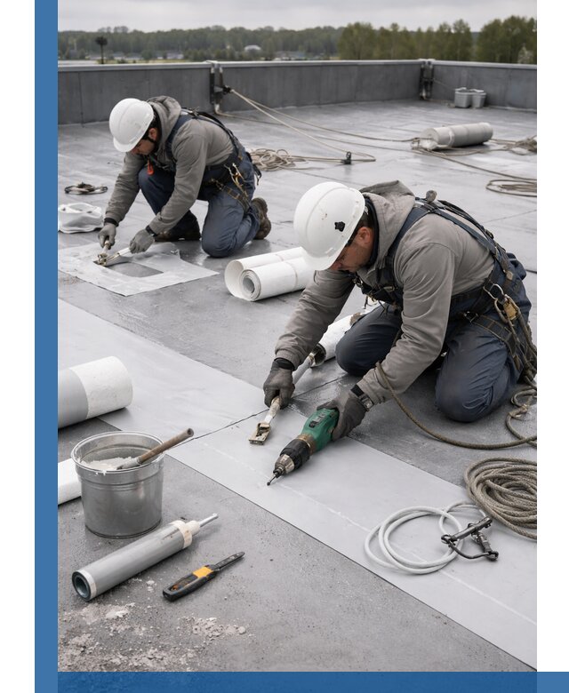 Ремонт мембранной кровли в Славгороде качественно и с гарантией