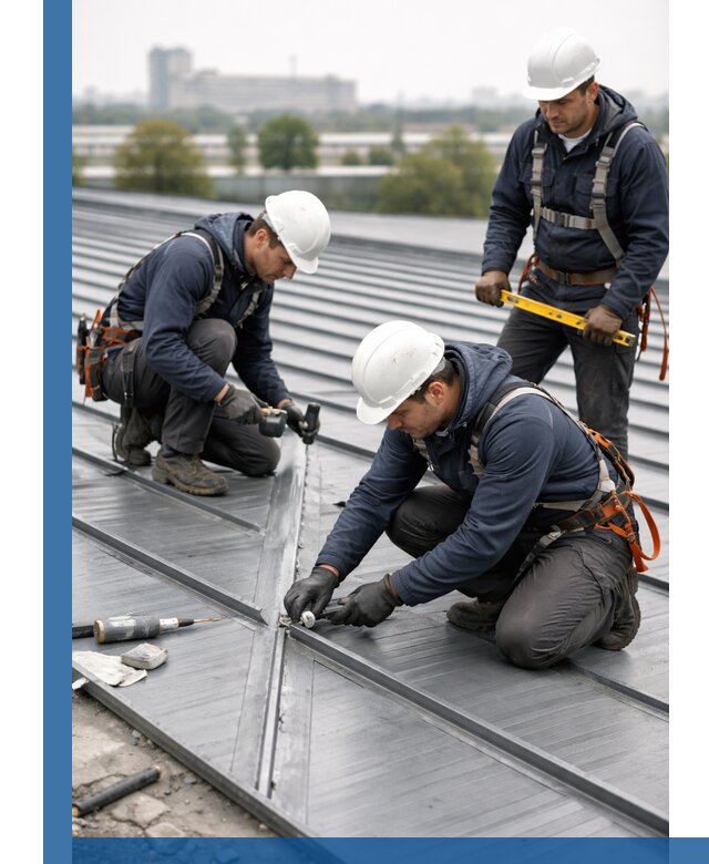 Ремонт фальцевой кровли в Славгороде срочно и качественно