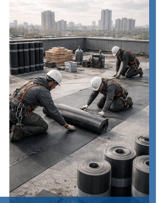 Монтаж мягкой кровли под ключ в Славгороде от 468 р. | ВЫСОТНИК-Слд