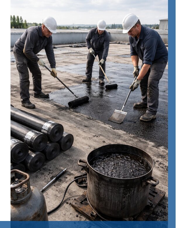 Гидроизоляция кровли мастикой в Славгороде от 624 р. | ВЫСОТНИК-Слд