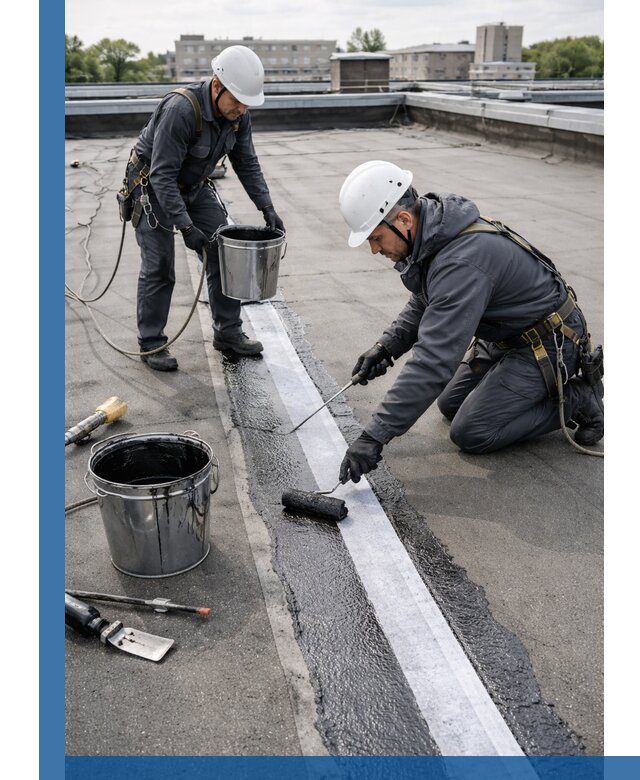 Гидроизоляция кровли мастикой в Славгороде надежная защита