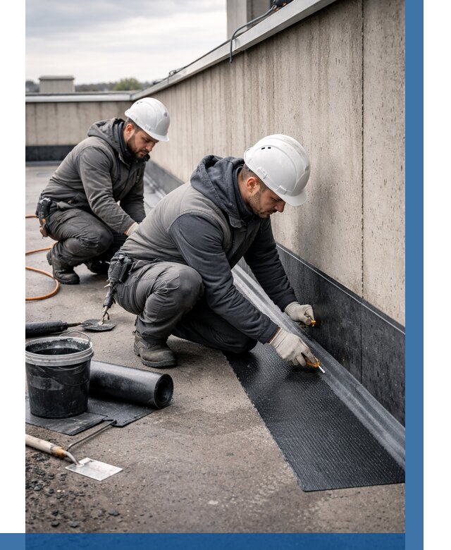 Гидроизоляция примыканий на кровле в Славгороде от 936 р. | ВЫСОТНИК-Слд