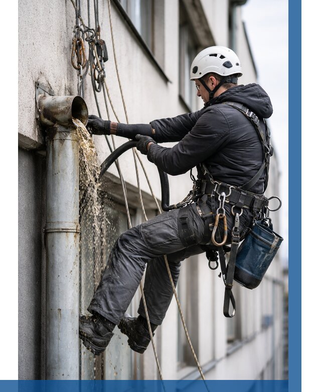 Прочистка водосточных труб в Славгороде от 3640 р. | ВЫСОТНИК-Слд