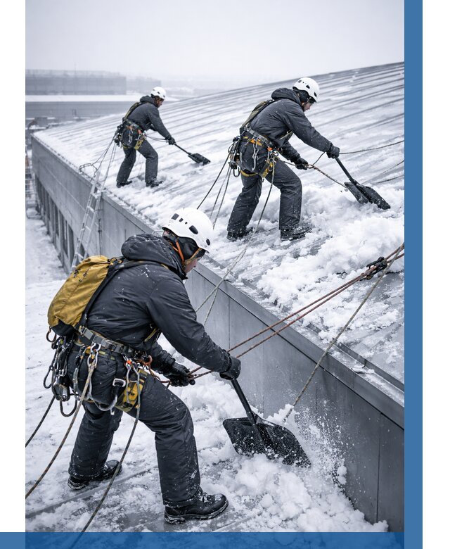 Очистка навесов от снега в Славгороде от 4680 р. | ВЫСОТНИК-Слд