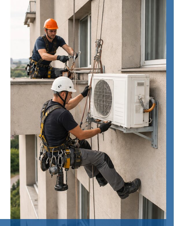 Монтаж внешнего блока кондиционера в Славгороде от 6761 р. | ВЫСОТНИК-Слд