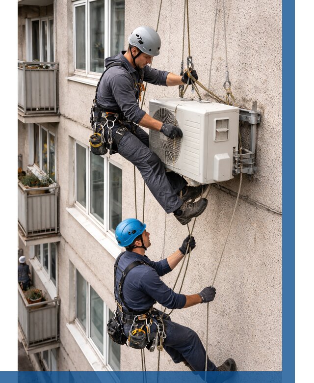 Перенос внешнего блока кондиционера в Славгороде от 9361 р.| ВЫСОТНИК-Слд