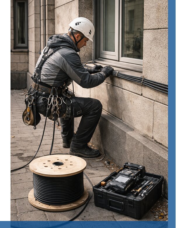 Прокладка оптоволоконного кабеля в Славгороде от 832 р. | ВЫСОТНИК-Слд