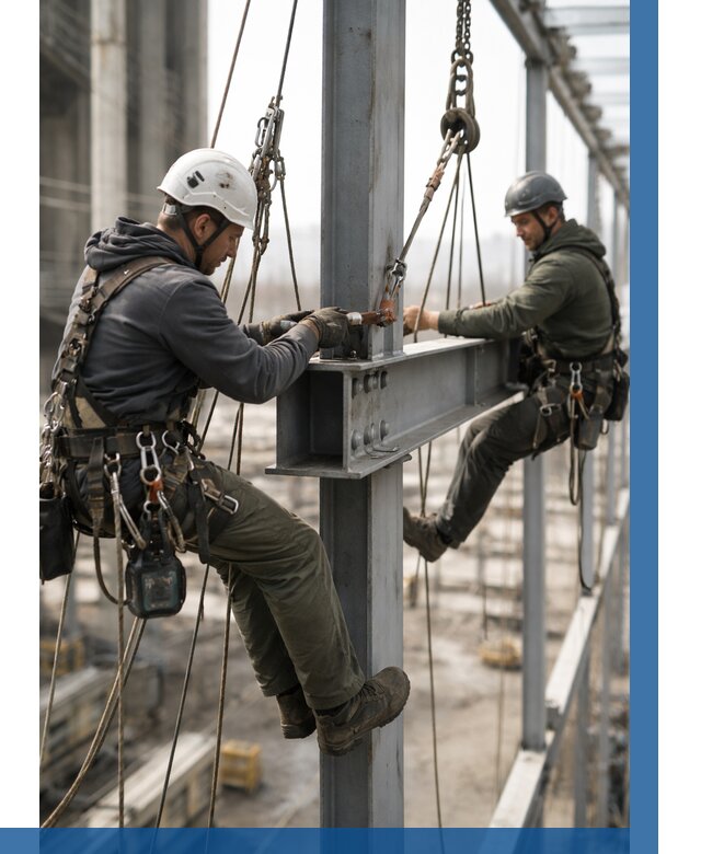 Монтаж металлоконструкций на высоте в Славгороде от 3640 р. | ВЫСОТНИК-Слд