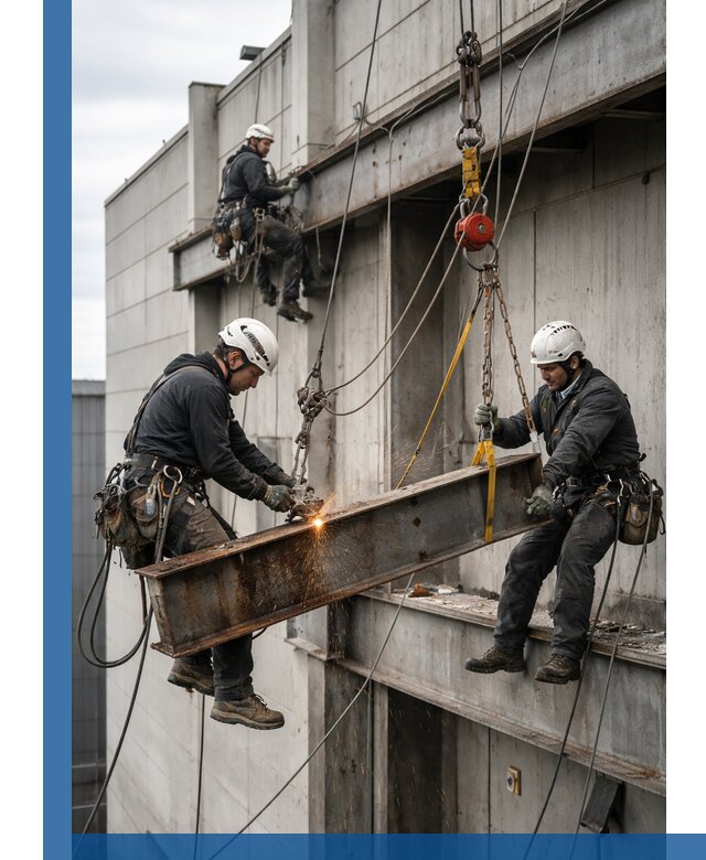 Демонтаж металлоконструкций на высоте в Славгороде под ключ