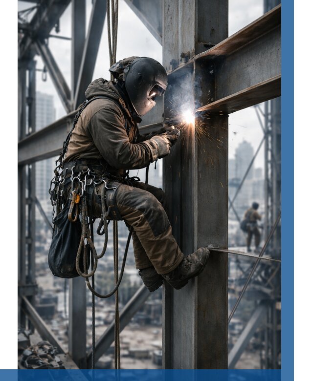 Высотные сварочные работы в Славгороде от 3640 р. | ВЫСОТНИК-Слд