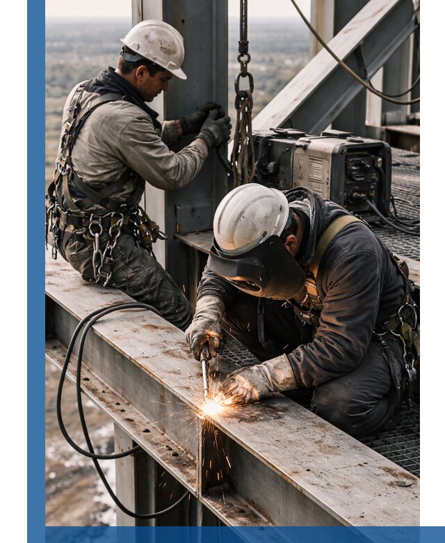 Высотные сварочные работы в Славгороде для промышленных объектов