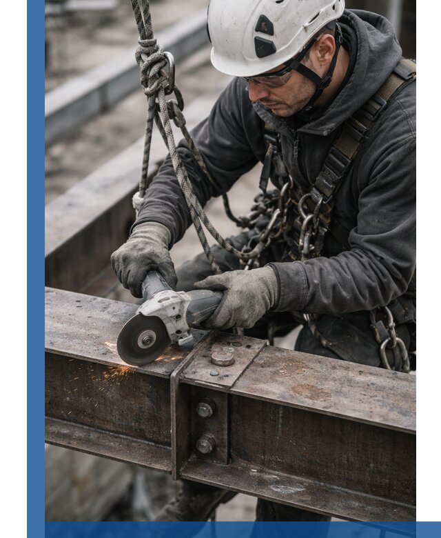 Резка металла на высоте в Славгороде для зданий и конструкций