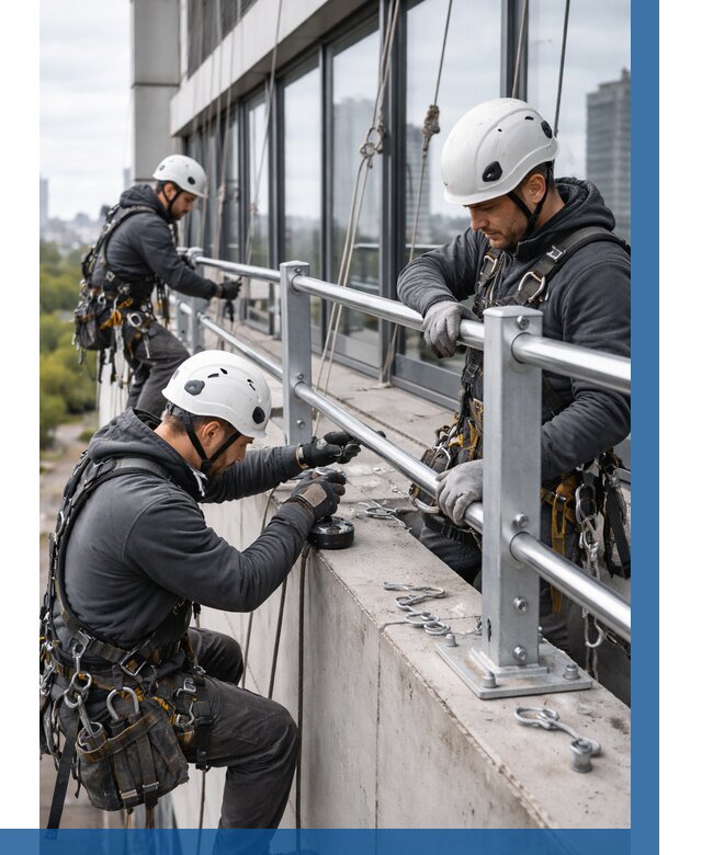 Монтаж ограждений на высоте в Славгороде, от 1248 р. | ВЫСОТНИК-Слд
