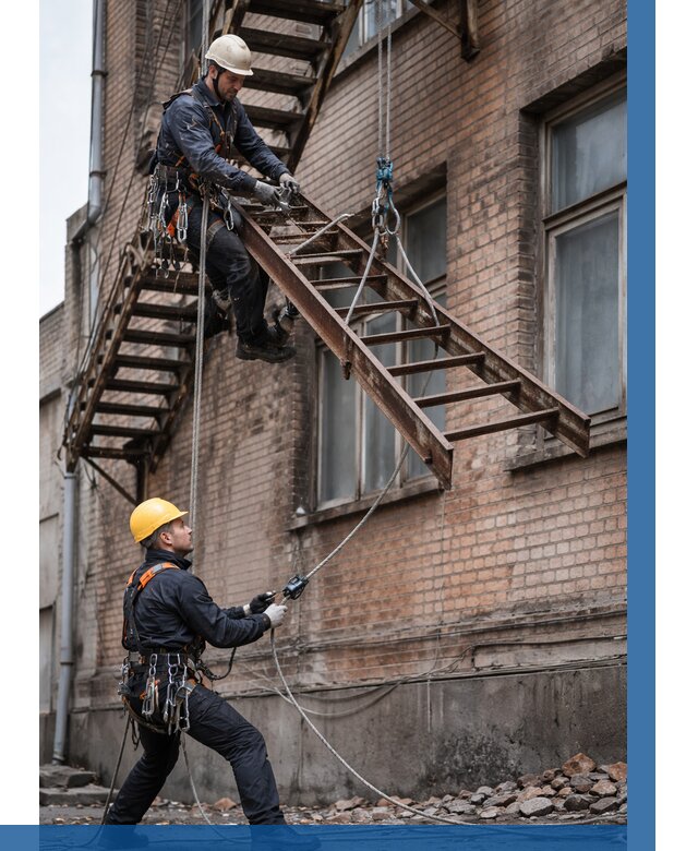 Демонтаж пожарной лестницы в Славгороде от 12481 р. | ВЫСОТНИК-Слд