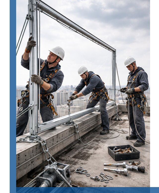 Монтаж крышных рекламных конструкций под ключ в Славгороде