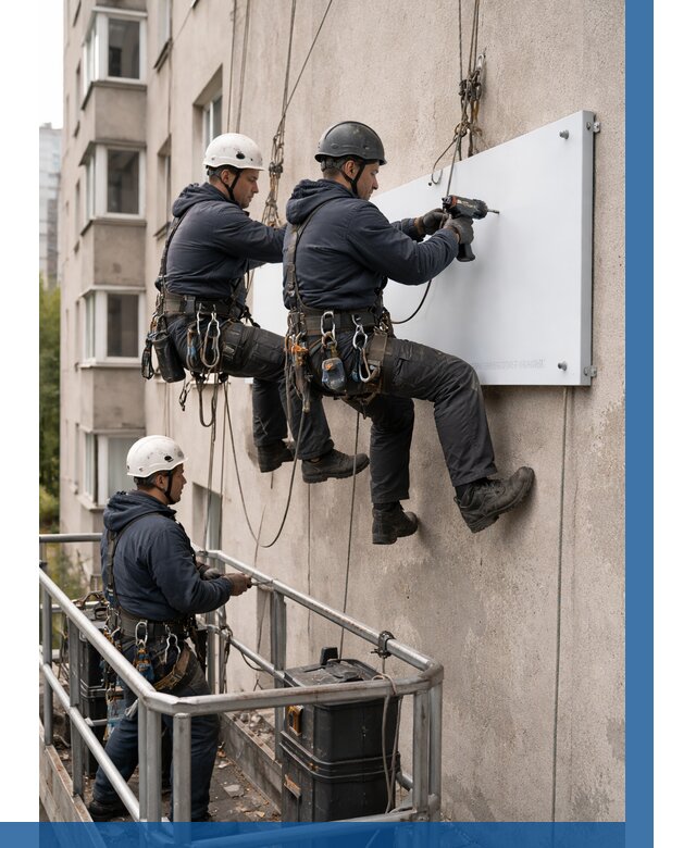 Монтаж табличек и указателей в Славгороде от 3640 р. | ВЫСОТНИК-Слд