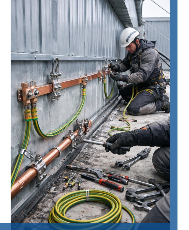 Монтаж заземления здания в Славгороде от 26003 р. | ВЫСОТНИК-Слд