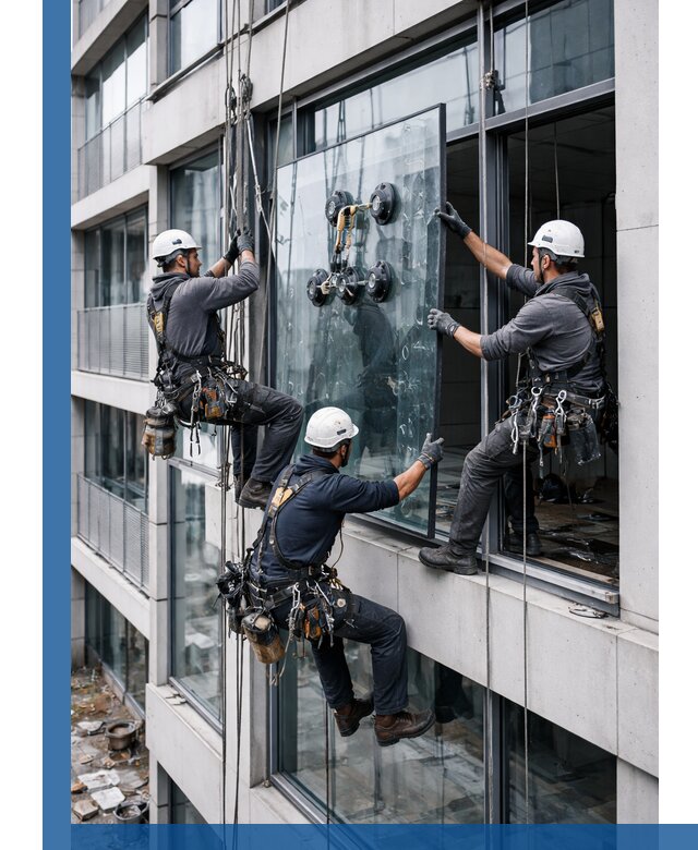 Фасадное остекление и монтаж витражей зданий в Славгороде под ключ
