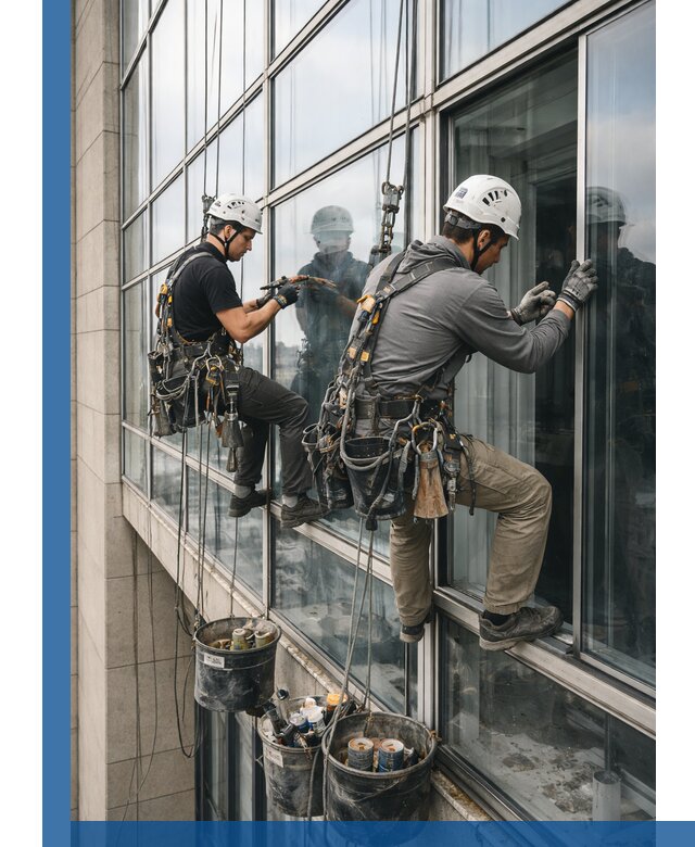 Ремонт витражных конструкций и фасадного остекления в Славгороде