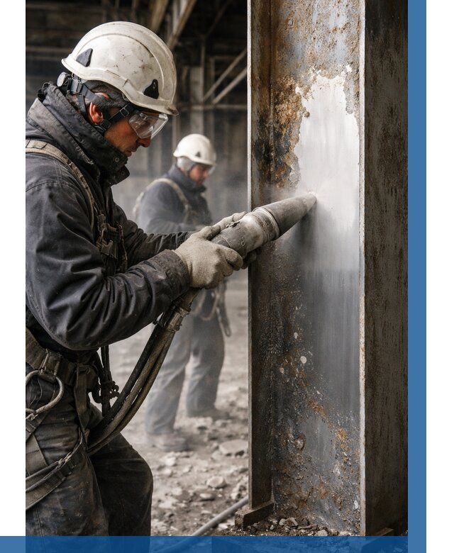 Удаление старой краски с металла в Славгороде от 468 р. | ВЫСОТНИК-Слд