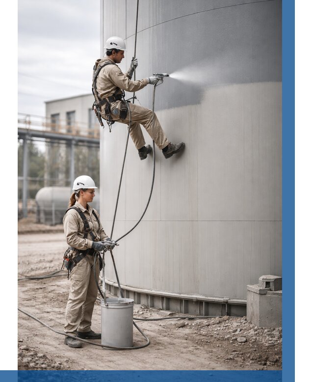 Покраска резервуаров в Славгороде от 1248 р. | ВЫСОТНИК-Слд — заказать