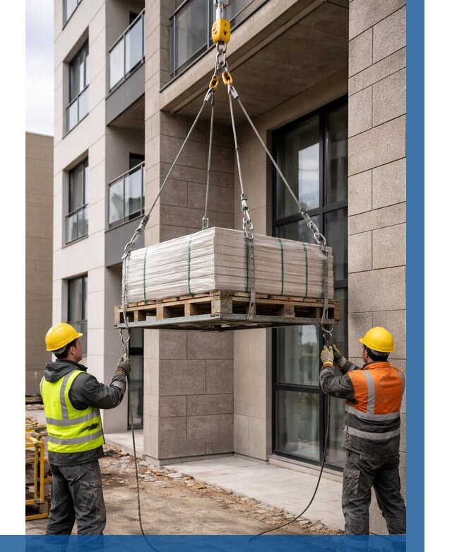 Подъем керамогранита на этаж в Славгороде от 3640 р. | ВЫСОТНИК-Слд