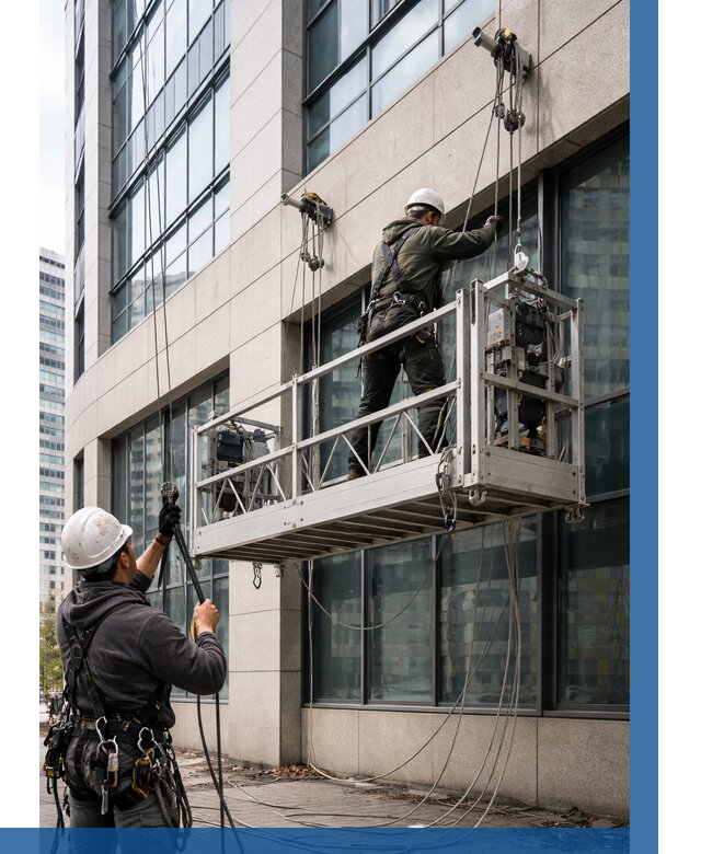 Монтаж и подъем фасадной люльки в Славгороде от 12481 р. | ВЫСОТНИК-Слд