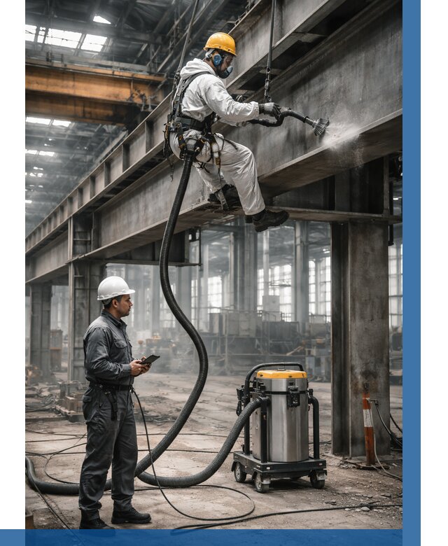 Обеспыливание конструкций в цехе в Славгороде от 4368 р. | ВЫСОТНИК-Слд