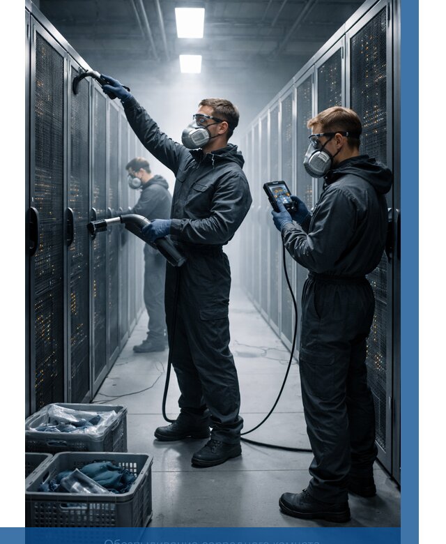 Обеспыливание серверной комнаты в Славгороде от 4680 р. | ВЫСОТНИК-Слд