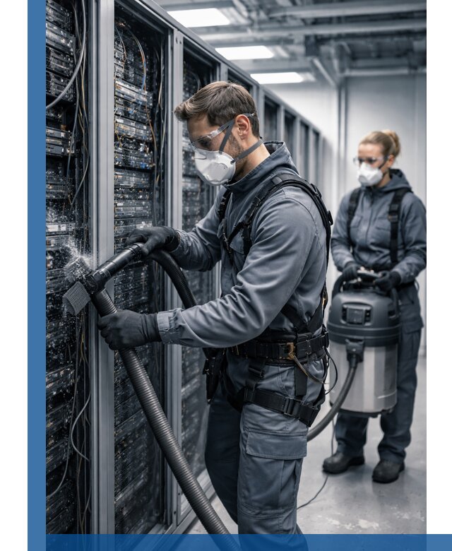 Обеспыливание серверной комнаты в Славгороде, профессиональная очистка