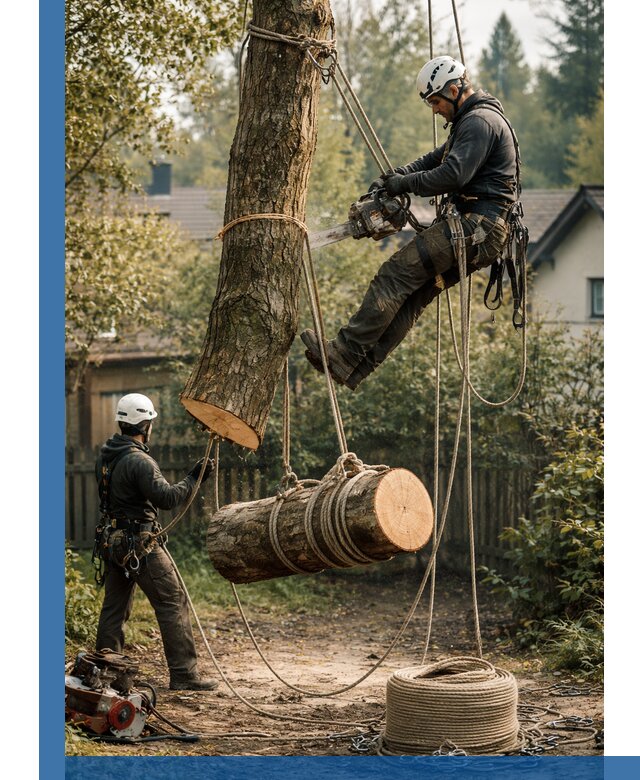 Валка деревьев частями в Славгороде, безопасно и аккуратно
